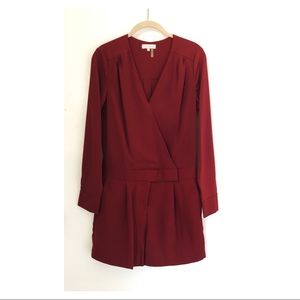 Burgundy Romper